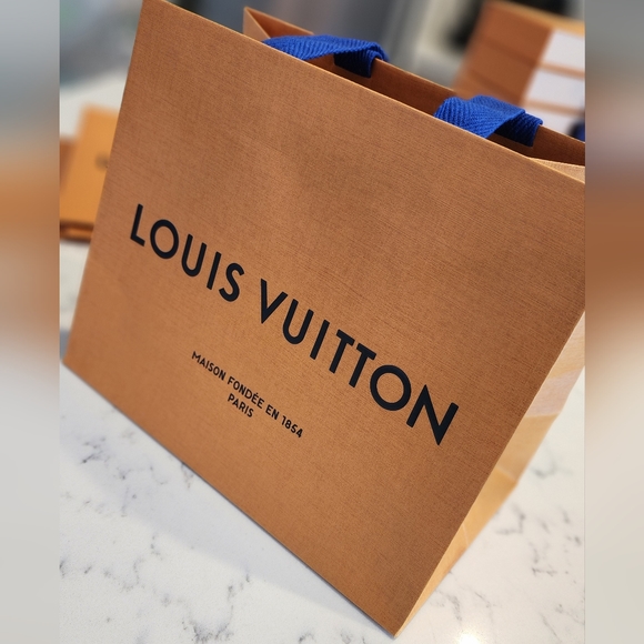 LOUIS VUITTON - Medium giftbag (Authentic - small stain) - Picture 2 of 6